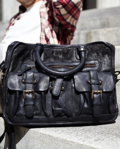 Boomsma | Men's Leather Messenger Bag | Laptop Briefcase