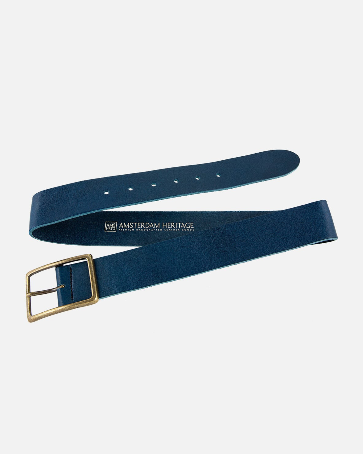May | Classic Leather Belt with Rectangular Buckle – Label