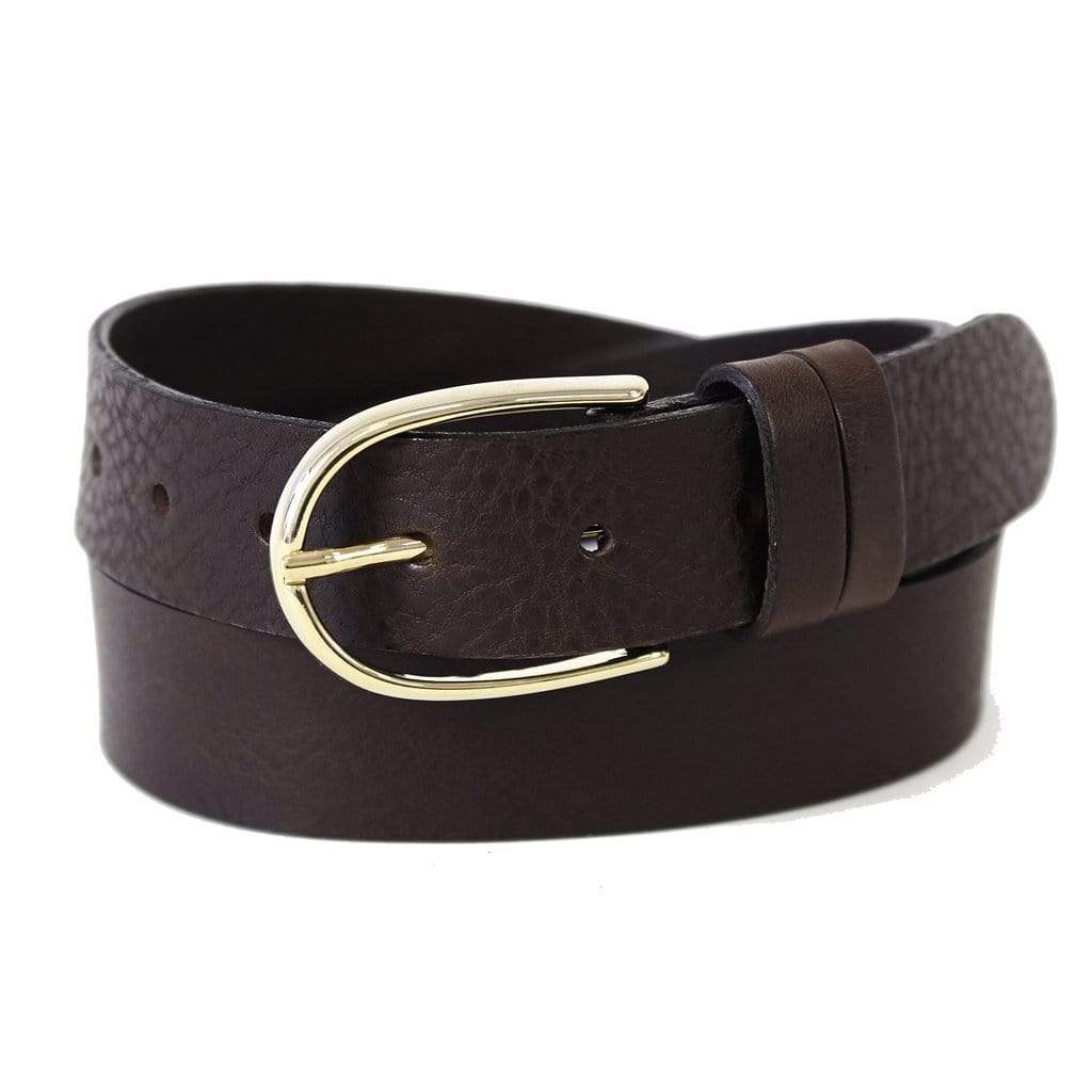 Amsterdam Heritage womens belts 35035 Drika | classic gold buckle leather belt