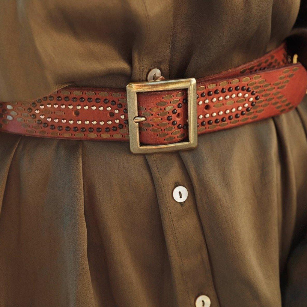 Women's Wide Leather Waist Belt for Dresses - AMSHRTG – Amsterdam