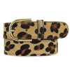 Amsterdam Heritage womens belts 40602 Diane | leopard calf hair belt