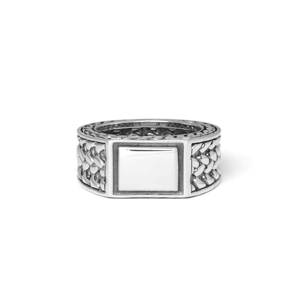 buddhatobuddha-usa.com Ring 194 - Julius Signet Silver Ring